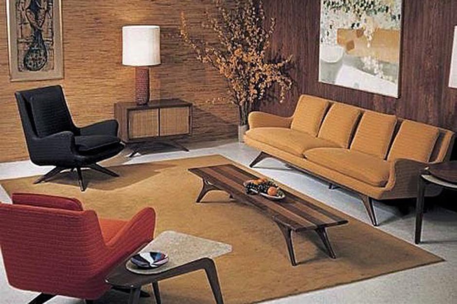 retro furniture living room